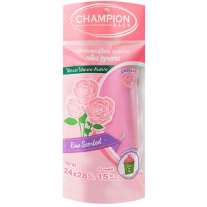 ถุงขยะแบบม้วน กลิ่นกุหลาบ