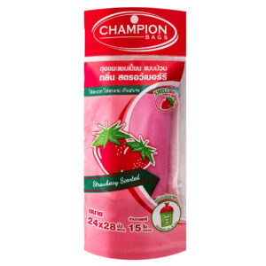 ถุงขยะแบบม้วน กลิ่นสตรอว์เบอร์รี่